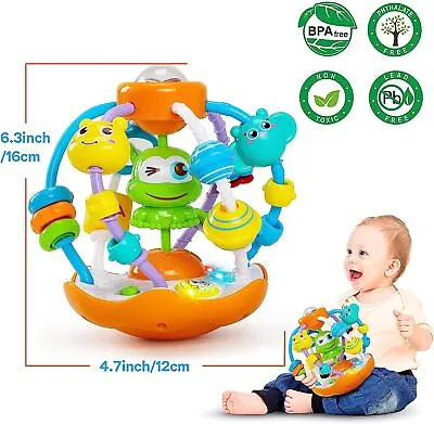 Frog Hand Catch Ball Baby Toys 6 To 12 Month Activity Early Learning Educational • £2
