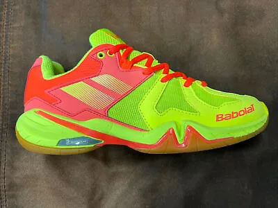 Babolat Shadow Spirit Tennis Squash Badminton Shoes 31S1904 Yellow Pink Women 6 • $29.99