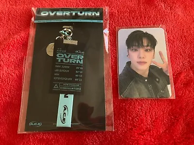 A.C.E Overturn Concert Official MD Label Keyring + Photocard - Byeongkwan • $22