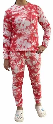 Ladies Tye Dye Fashion Warm Fleece Suit • $37.89