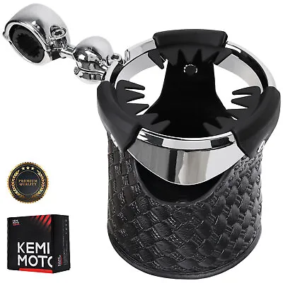 Motorcycle Cup Holder 360°Swivel Drink Basket For  7/8  1  5/4  Handlebar • $39.99