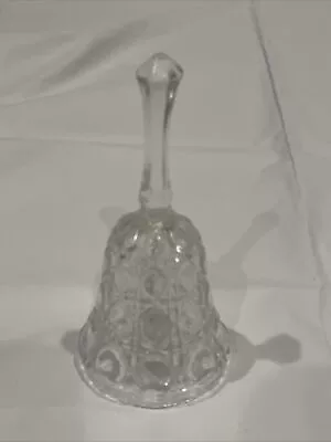 VINTAGE Lead Crystal Glass Bell 4.5  Tall • $0.99