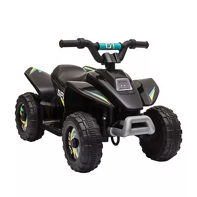 HOMCOM 6V Kids Electric Ride On Car For 18-36 Months Toddlers Black • £50.99