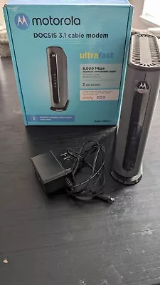 Motorola MB8600 DOCSIS 3.1 Cable - Black • $35