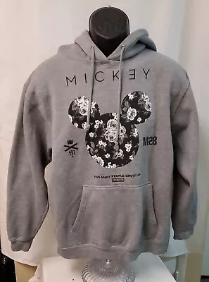 Disney Collection Mickey Mouse Hoodie XL Mens Unisex Gray Collection By Neff M28 • $17.99