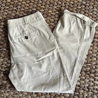 Zara Ladies Basic Tapered Chinos Size Medium Beige • £4