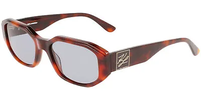 Karl Lagerfeld Women's Tortoise Geometric Sunglasses - KL6073S-240 • $59.99