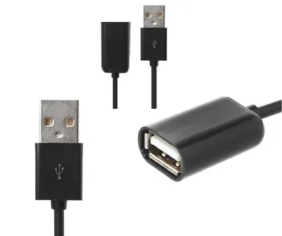 $5.50 • Buy USB Extension Data Cable 2.0 A Male To A Female Long Cord For MacBook Computer B