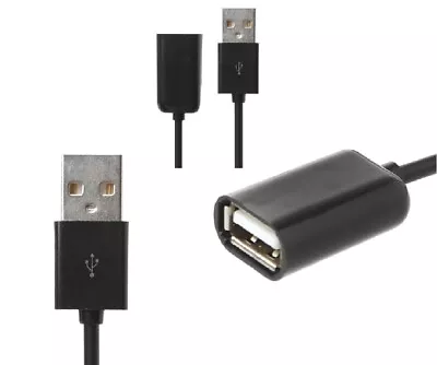 $5.50 • Buy USB Extension Data Cable 2.0 A Male To A Female Long Cord For MacBook Computer B