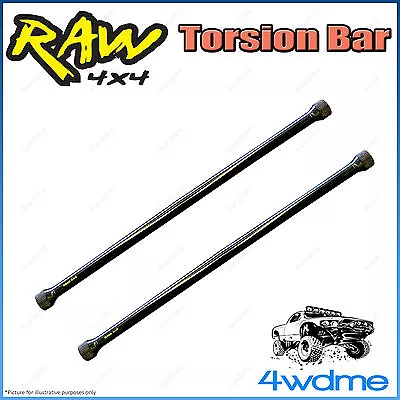 Holden Rodeo RA 4WD RAW Front Torsion Bars Increased Rate 2  0-40mm Lift  • $242