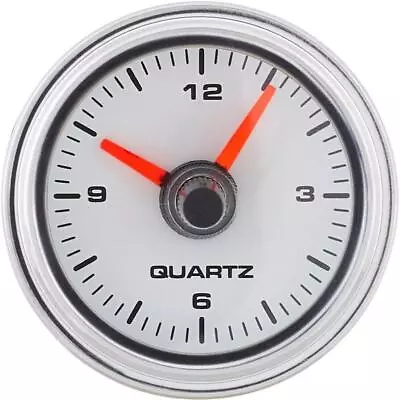 Speedway White Face Dash Clock 2-1/16 Inch • $39.99