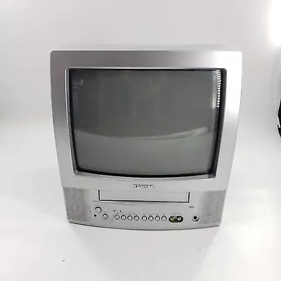 $120 • Buy Toshiba 13  TV/VCR Combo Model MV13P3 Tested Working Retro Gaming CRT TV