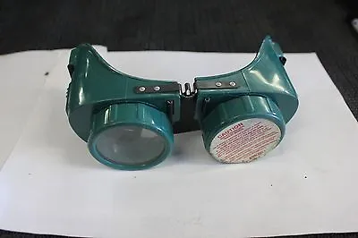 GATEWAY GREEN Welders Goggles Industrial Age Eye Wear #1562 • $14.99