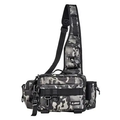 Men's Fishing Rod Bags Single Shoulder Luya Fishing Reel Case Bag Shoulder Bags • $37.99