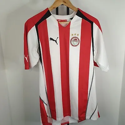 Olympiakos FC 2005/06 Home Football Shirt Puma XL • £25