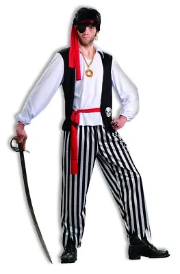 Pirate Matey Men's Buccaneer Halloween Cosplay Costume - Plus Size XL #3042 • $19.99