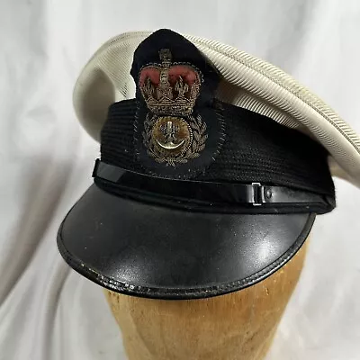 WWII British Commonwealth Marine Merchant Navy Officer Visor Hat • $175