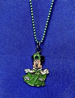 Disney Princess Minnie Mouse Pendant Necklace Enameled • $15