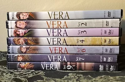 VERA: Set 1 2 3 4 6 7 9 (DVD Lot) Brenda Blethyn BBC Crime Drama 26-Disc Seasons • $39.99