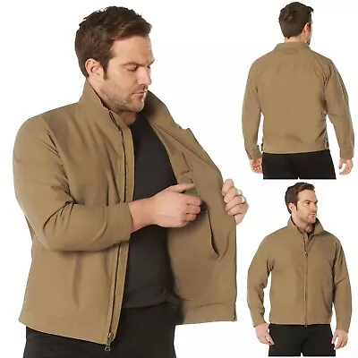 Rothco Lightweight Concealed Carry Jacket - Men's Coyote Brown CCW Tactical Coat • $105.99