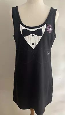 Emily The Strange Black Dress Goth Emo Size M 8-10 • $39.95