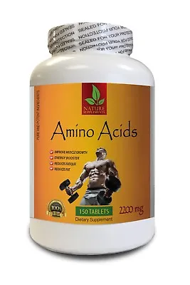 Sport Supplements - AMINO ACIDS 2200mg - Muscle Building - 1 Bottle 150 Tablets • $22.53