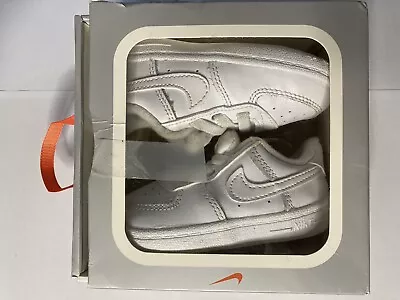 Nike Force 1 Crib With Box VGC Infant Size 4c • £16.99