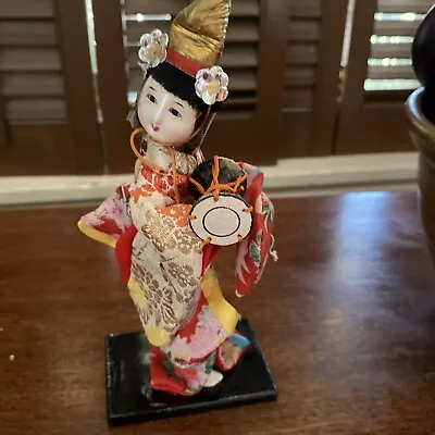 Vintage Japanese Oriental Bisque Girl  Doll 7” Tall • $10