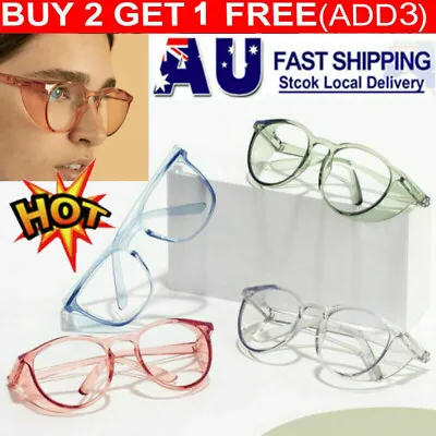 Safety Goggle Glasses Clear UV Protection Anti-Scratch Anti Fog Safety Glasse • $11.49