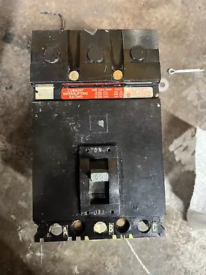 Square D I-line 50amp Circuit Breaker 3 Pole 600 Vac Fab36100 • $30