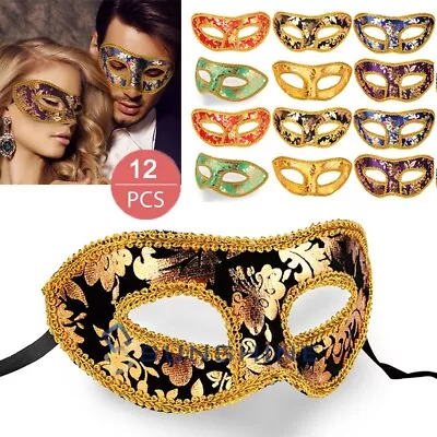 Vestido De Disfraz De Máscaras De Ojos De Encaje Sexy Mixto Para Fiesta Venecian • $17.59