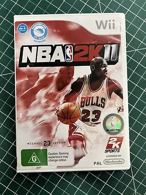 NBA 2K11 2011 Nintendo Wii Game • $12