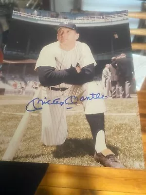 Mickey Mantle Signed 8x10 • $225