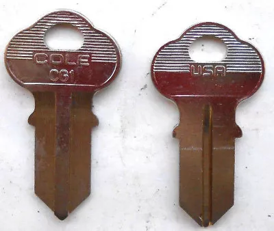 $3.99 • Buy  (2) Chicago CG1 Key Blanks  Cam Lock, Vending Machine,Harley Davidson,etc...  