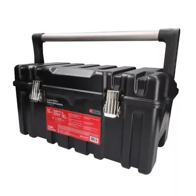 21 In Heavy Duty Plastic Tool Box With Metallic Latches And Plastic Tray • $36.70