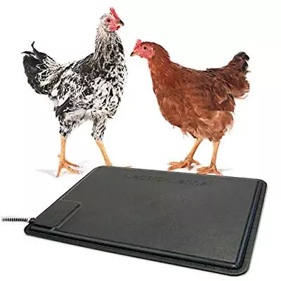 K&h Pet Products Thermochicken Heated Pad Black 12.5 Inches X 18.5 Inches • $83.96