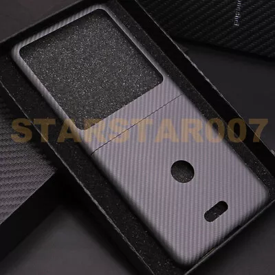 Genuine Carbon Fiber Ultra Slim Case Fr Moto Razr 40 Ultra Matte Hard Back Cover • $25.59