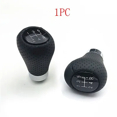 $28.93 • Buy Genuine Leather Gear Shift Knob Lever  For Auto Car Manual 5 Speed Transmission