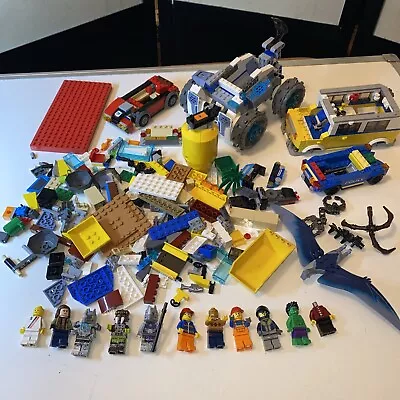 Bulk Lot Of LEGO Pieces And Minifigures • $45