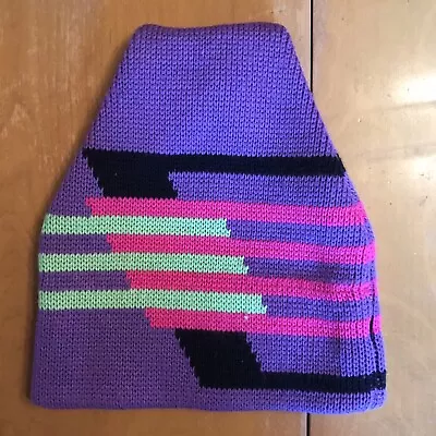 VINTAGE COLORFUL 1980's SMILEY WINTER SKIING HAT • $19.99