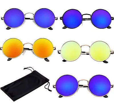 John Lennon Sunglasses Round Sunglasses Retro Vintage 60s 70s Hippie Sun Glasses • $9.97