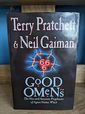 SIGNED (Pratchett) GoOD OMenS By Pratchett Neil Gaiman Gollancz • £295