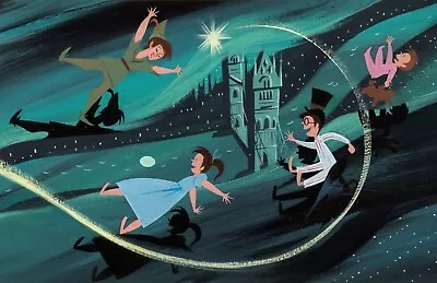 Mary Blair Peter Pan Wendy John Michael Darling Concept Art Poster Print 11x17 • $29.99