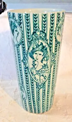 Vintage Nymolle Denmark 7” Tumbler Vase Bjorn Winblad MCM Portrait Gallery • $59.95