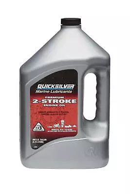 Quicksilver Premium 2-Stroke Engine Oil – Outboards And Powersports - 1 Gallon • $34.33