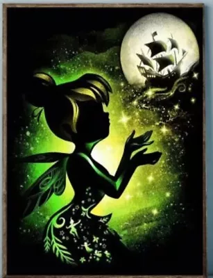 $13.95 • Buy Aus Stock..TINKERBELL No.4.. DIY 5D DIAMOND PAINTING KIT..FULL DRILL 40 X 30