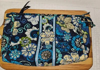 Vera Bradley Blue Mod Floral Make Up Cosmetic Bag • $7.39