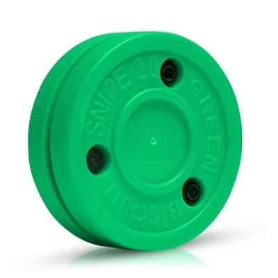 Green Biscuit Snipe Shooting Stick Handling Training Street Hockey Puck (Green) • $15.39