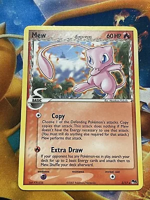 Pokemon TCG POP Series 5 - Mew [Delta Species] (3/17) Rare Non Holo Moderately P • $75