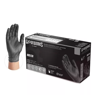GLOVEWORKS Latex Free Vinyl Disposable Gloves 100 Ct Size L • $20